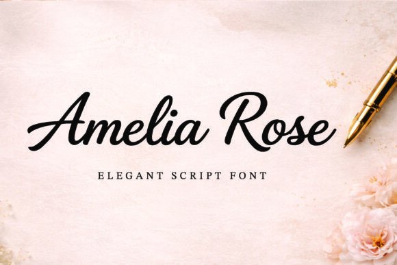 Amelia Rose: A Signature Font for Timeless Elegance