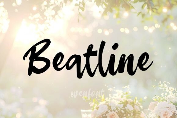 Beatline: A Modern Script Font for Elegant Branding
