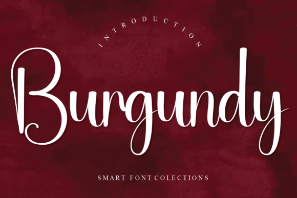 Burgundy Font: A Sweet Handwritten Style for Creative Projects
