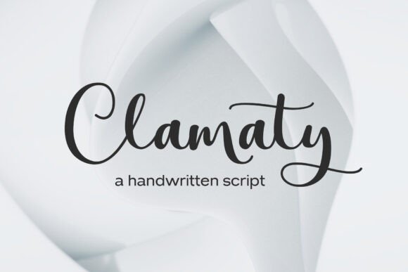 Clamaty: The Elegant Script for Delicate Designs