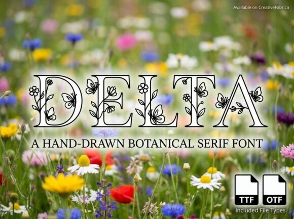 Delta: The Font That Brings a Garden to Your Brand