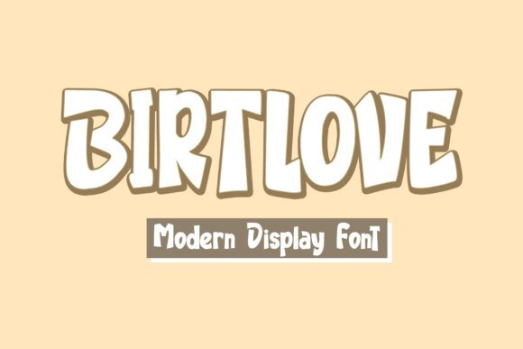 Discover Birtlove: The Display Font for Heartfelt Designs