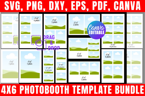 Effortless Event Memories: The 4x6 Photobooth Template Bundle