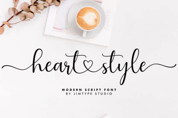 Heart Style Font: Blending Romance and Refinement in Your Designs