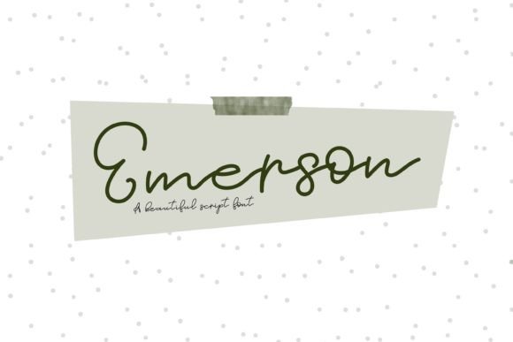 Meet Emerson: A Script Font That Brings Soul to Your Design