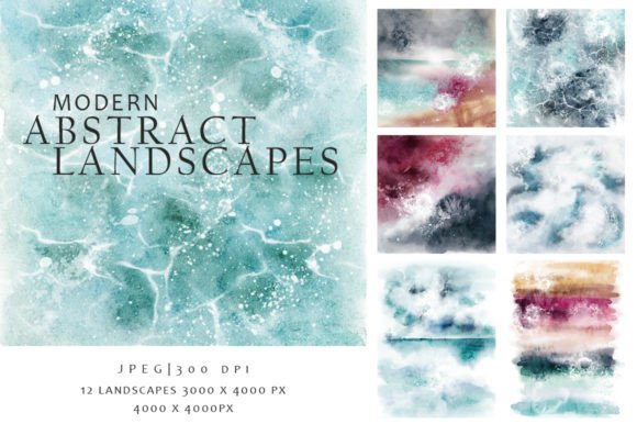 Modern Abstract Landscapes: A Designer's Textured Toolkit
