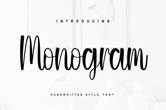 Monogram: The Handwritten Font That Balances Casual Charm and Elegant Style
