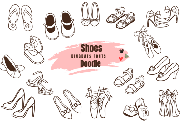 Shoes Doodle: A Sketched Typeface for Handcrafted Charm