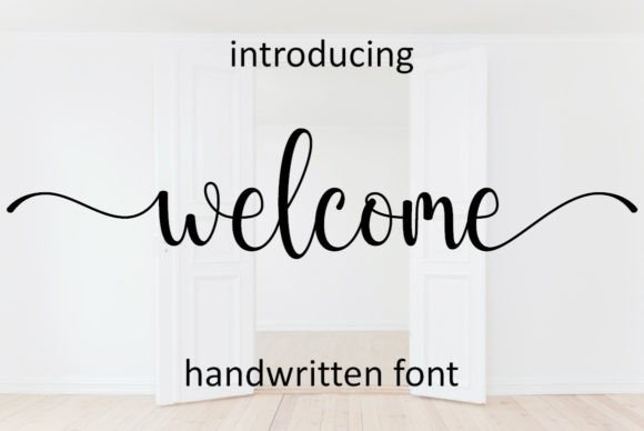 The Welcome Font: A Handwritten Touch for Every Project