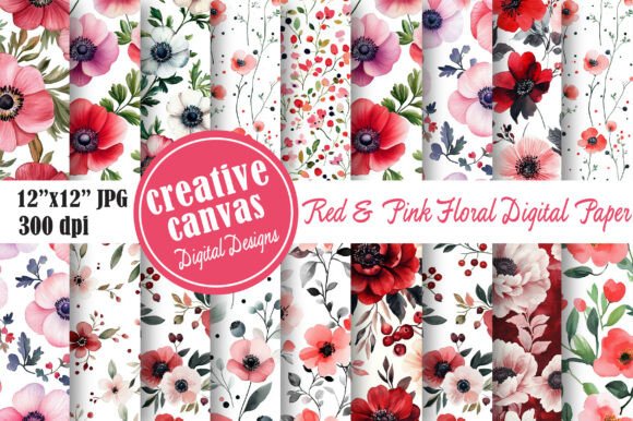 Watercolor Romance: Applying Seamless Floral Patterns