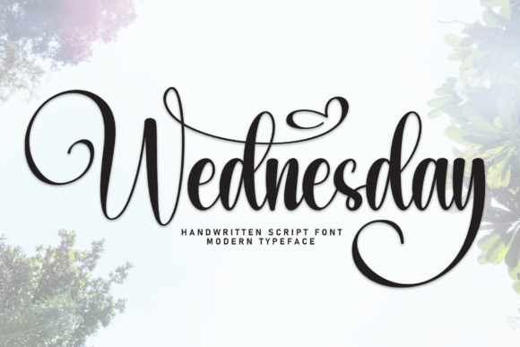 Wednesday Font: A Stylish Script for Modern Design